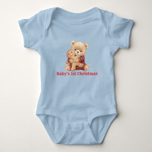 Eerste kerst van de beer romper (Voorkant)
