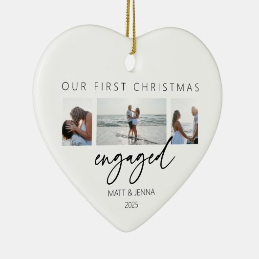 Eerste kerst verloofd ornament (Rechts)