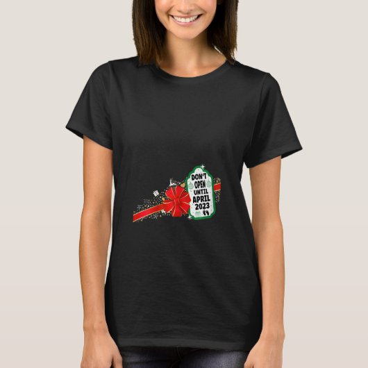 Eerste kerstbevalling grootparen t-shirt (Voorkant)