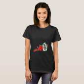 Eerste kerstbevalling grootparen t-shirt (Voorkant volledig)