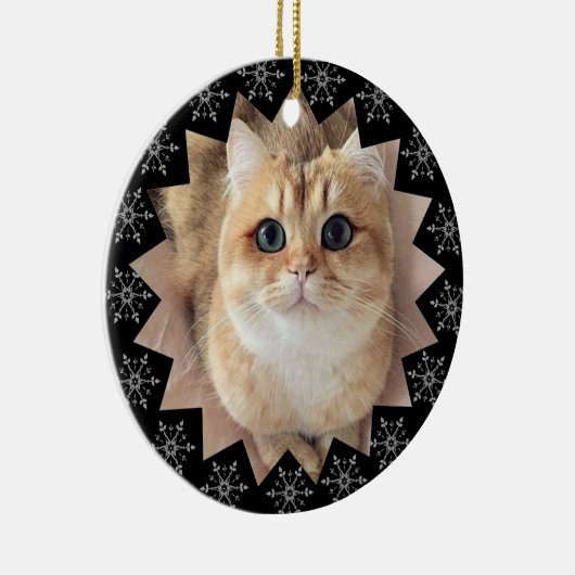 Eerste kerstcadeau Lijst Keramisch Ornament (Rechts)