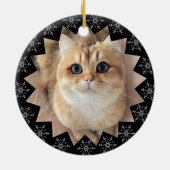 Eerste kerstcadeau Lijst Keramisch Ornament (Achterkant)