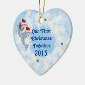 Eerste kerstcadeau voor Dolphin Ornament Gift (Links)