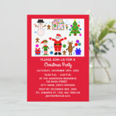 Eerste kerstcadeaukaart #1-2 save the date (Staand voorkant)