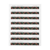 Eerste kerstcadeaulabel voor retouradres (Vel)