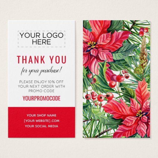 Eerste kerstdag - Aangepaste garantiecode - Kortin Visitekaartje (Voorkant /achterkant)