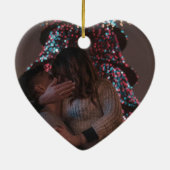 Eerste Kerstdag als Mr & Mrs Ornament Pas getrouwd (Achterkant)