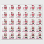 Eerste Kerstdag Cadeaupapier (Vlak)