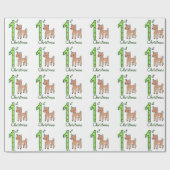 Eerste Kerstdag Cadeaupapier (Vlak)