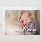 Eerste Kerstdag Feestdagenkaart (Voorkant)