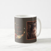 Eerste Kerstdag Grootouders Rustic Copper Foto Koffiemok (Voorkant rechts)