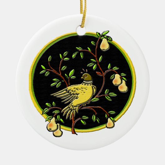 Eerste kerstdag keramisch ornament (Voorkant)