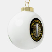 Eerste Kerstdag Keramische Bal Ornament (Links)
