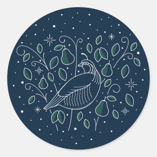 EERSTE KERSTDAG / KERST STICKERS (Voorkant)