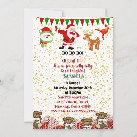 Eerste Kerstdag kerstdag kerstdag kerstmis kerstma Aankondiging (Voorkant)