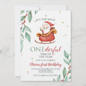 Eerste kerstdag kerstkerstkerstkerstkerstkerstkers kaart (Voorkant)