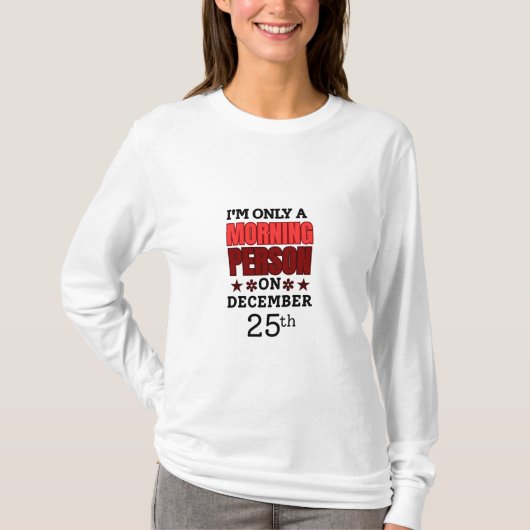 Eerste Kerstdag T-shirt (Voorkant)