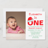 Eerste kerstdag uitnodiging (Voorkant)