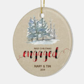 Eerste Kerstdag Vergoten ornament Gift (Links)