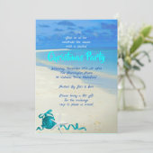 Eerste kerstdag voor de feestdag en de uitnodiging (Staand voorkant)