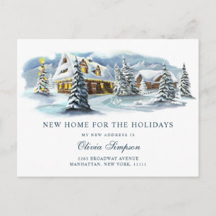 Eerste kerstdag winterland briefkaart