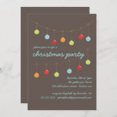 Eerste kerstdagen Moderne uitnodiging (Voorkant / Achterkant)