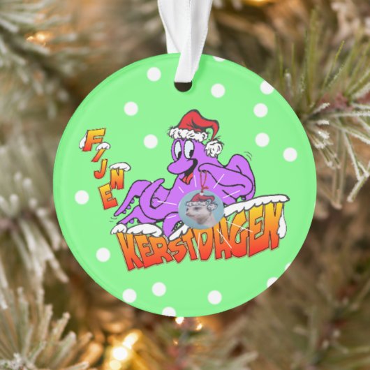 Eerste kerstdagen Octopus Cartoon Ornament (Boom)