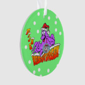 Eerste kerstdagen Octopus Cartoon Ornament (voorkant)