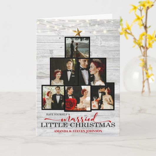 Eerste kerstfeest kaart (Gele Bloem)