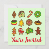 Eerste kerstfeest Koekjesbeurs Kaart (Voorkant)