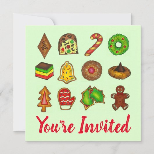 Eerste kerstfeest Koekjesbeurs Kaart (Voorkant)