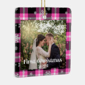 Eerste kerstfeestdag 2022 keramisch sieraad keramisch ornament (Rechts)