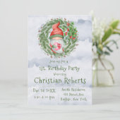 Eerste kerstfeestdag in de koe kaart (Staand voorkant)