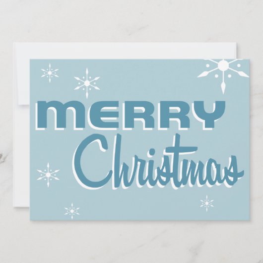 Eerste kerstfeestdag in de middelbare eeuw - Blauw Kaart (Voorkant)