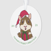 Eerste kerstfeestdag in Guinee op maat Ornament (voorkant)