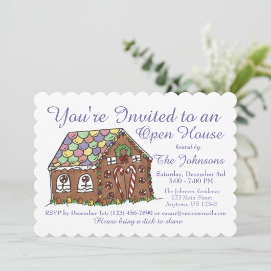 Eerste kerstfeestdag kaart (Staand voorkant)