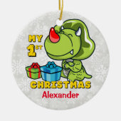 Eerste kerstfeestdag keramisch ornament (Voorkant)