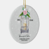 Eerste kerstfeestdag kerstfeestdag keramisch ornament (Rechts)