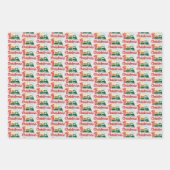 eerste kerstfeestdag met tik inpakpapier vel (Voorkant 2)