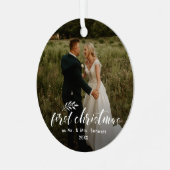 Eerste kerstfeestdag metalen ornament (Voorkant links)