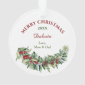 Eerste kerstfeestdag ornament (achterkant)