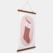 Eerste kerstfeestdag startpunt hangend wandkleed (Gebogen)