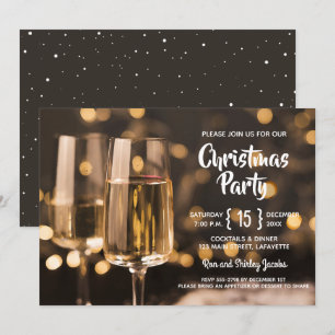 Eerste kerstfeestdagen voor wijn feestdagenkaart