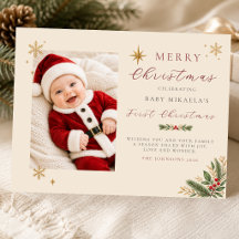 Eerste kerstfoto van je baby | Champagne