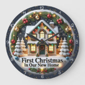 Eerste kersthuis grote klok (Voorkant)