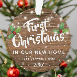 Eerste kersthuis | Nieuwe foto van thuis Ornament