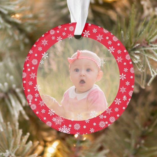 Eerste kerstjaar van Cute baby Ornament (Boom)