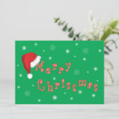 Eerste kerstkerstkerstkerstkerstkerstkerstkerstker kaart (Staand voorkant)