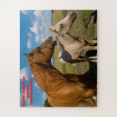 Eerste kerstkleindochter. legpuzzel (Verticaal)