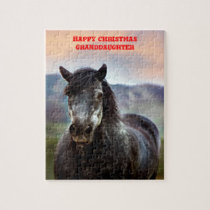 Eerste kerstkleindochter. legpuzzel